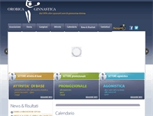 Tablet Screenshot of orobicaginnastica.it